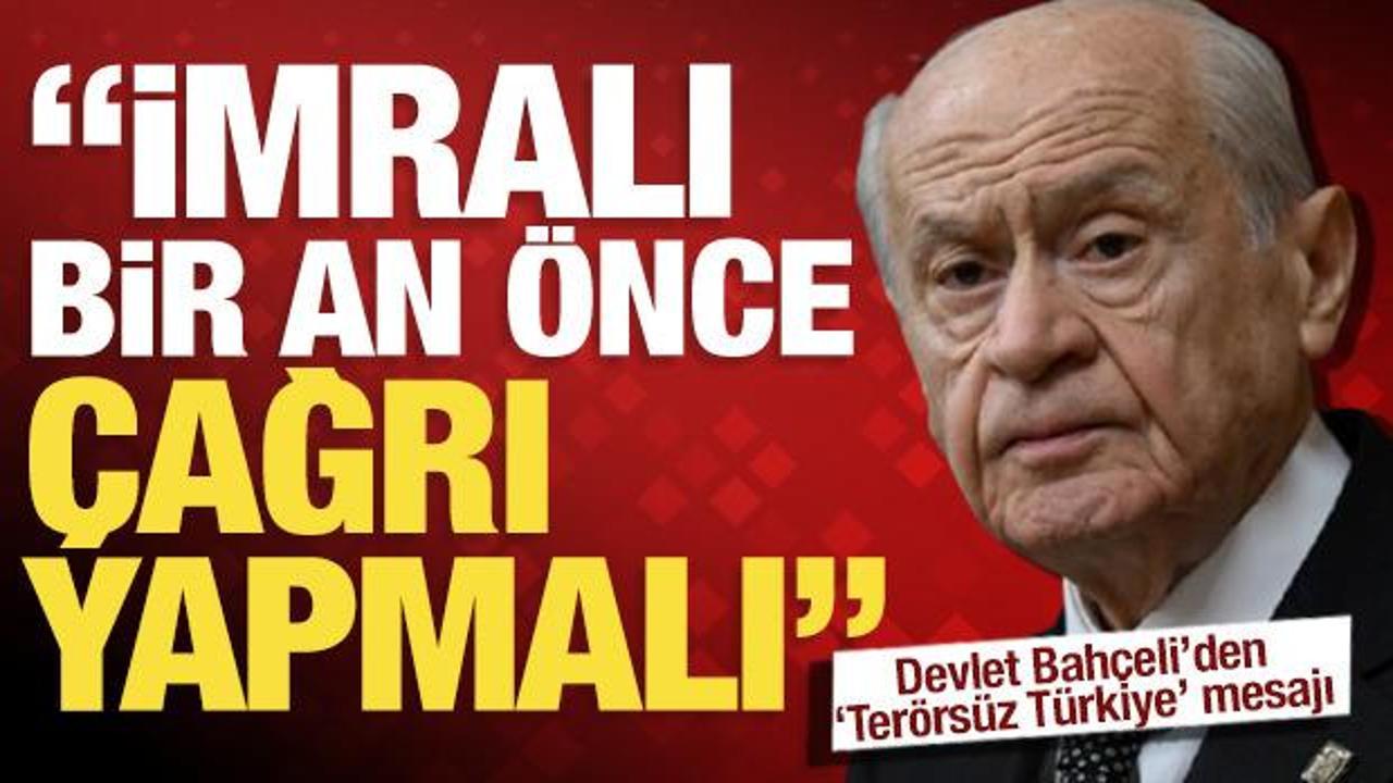 Devlet Bah&ccedil;eli'den İmralı a&ccedil;ıklaması: 'Bir an &ouml;nce a&ccedil;ıklanmalı'