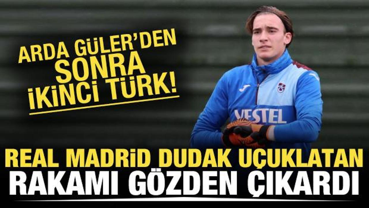 Dudak u&ccedil;uklatan rakamı g&ouml;zden &ccedil;ıkardılar! Arda'dan sonra Real Madrid'e ikinci T&uuml;rk