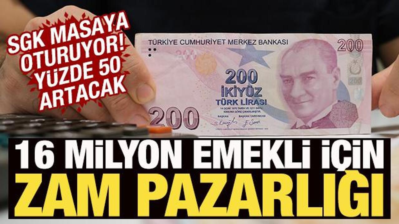 Emekliler için zam pazarlığı başlıyor! SGK masaya oturuyor