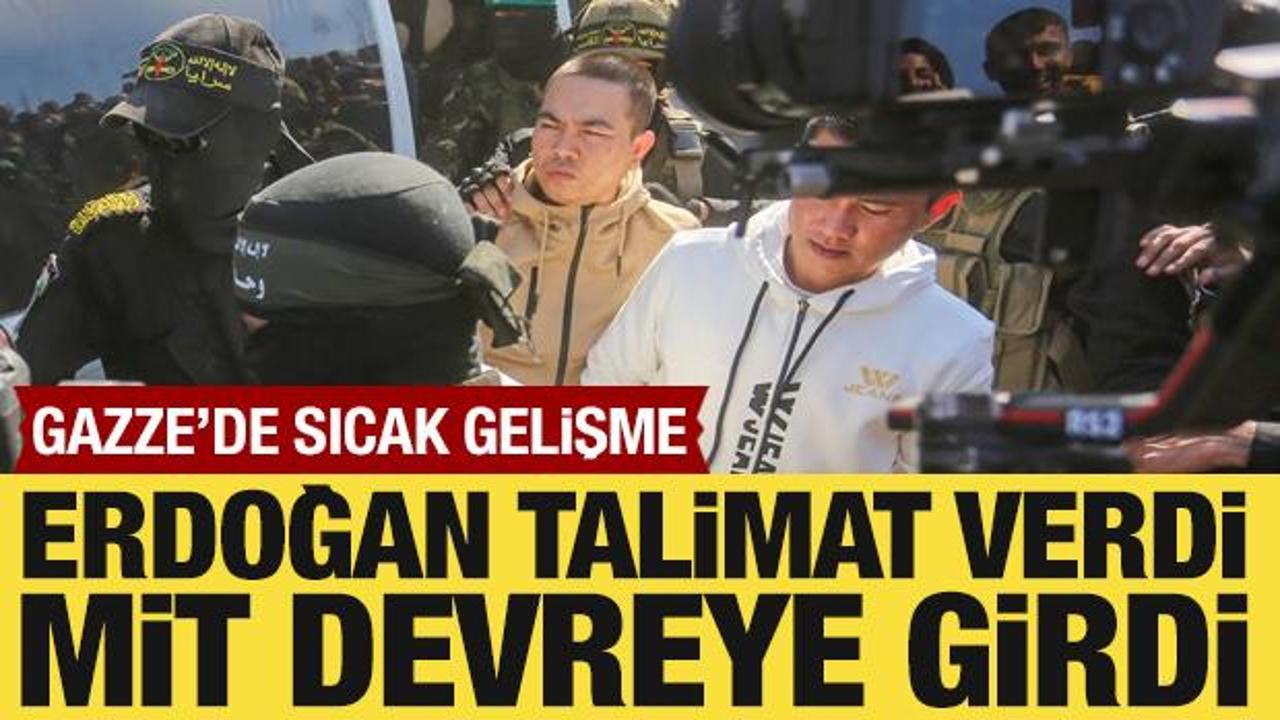 Erdoğan talimat verdi, MİT devreye girdi: Gazze'de 5 Taylandlı rehine serbest bırakıldı