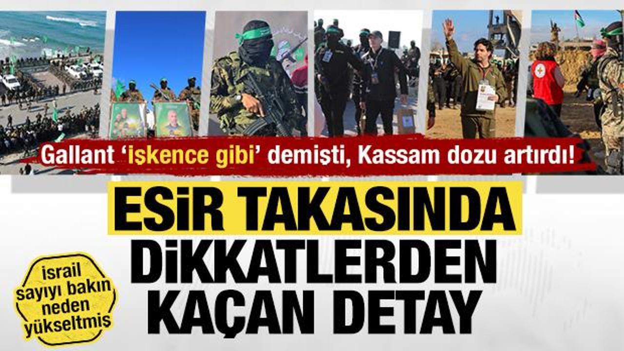 Esir takasında dikkatlerden kaçan detay... İsrail neden sayıyı artırdı? 'Gövde gösterisi'