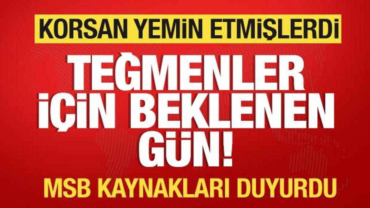 Korsan yemin eden Teğmenlerle ilgili karar a&ccedil;ıklanıyor!