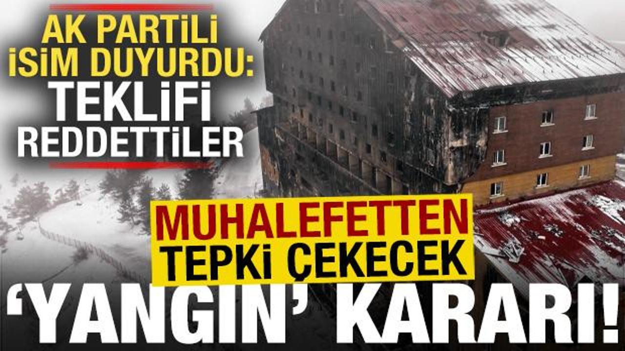 Muhalefet şaşırtmadı, ilgin&ccedil; yangın kararı! AK Partili isim duyurdu: Teklifi reddettiler
