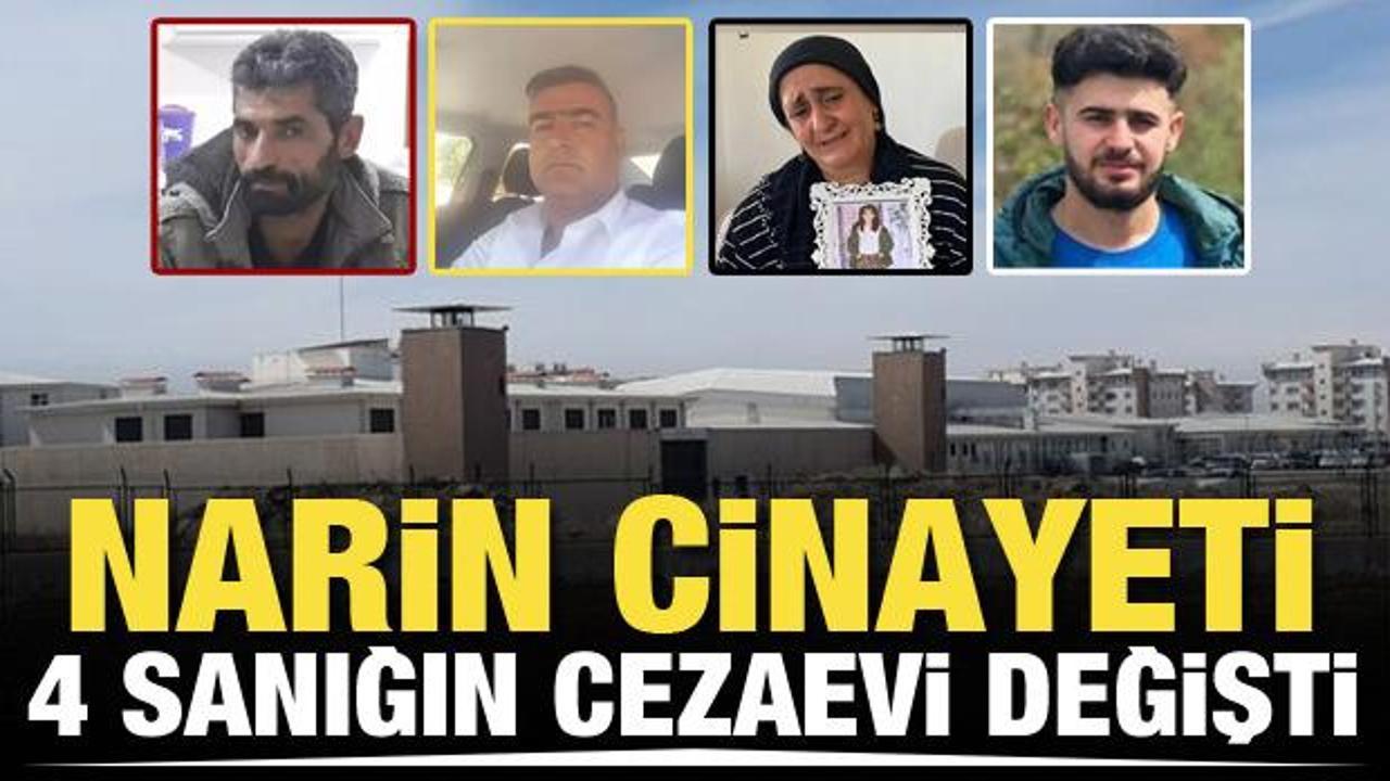 Narin G&uuml;ran cinayetinde yeni gelişme! Sanıklar farklı cezaevlerine sevk edildi