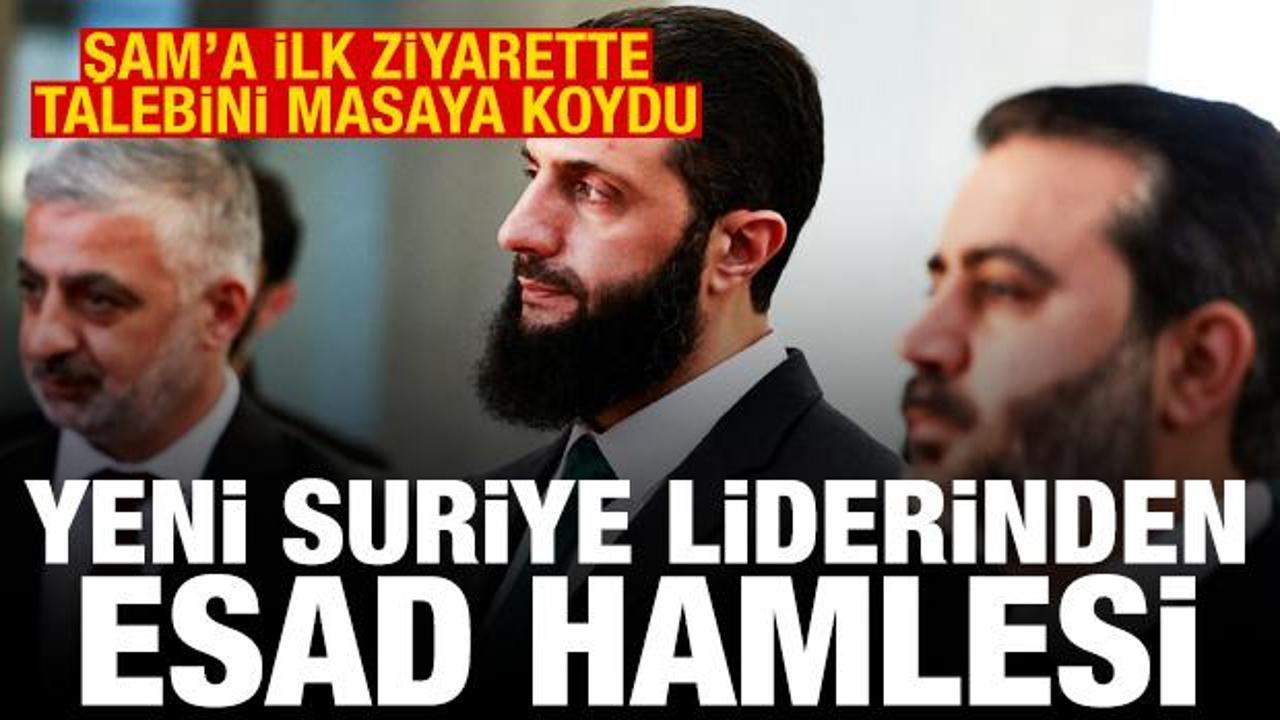 Rusya'dan Şam'a ilk ziyaret! Şara, Esad'ın iadesini istedi