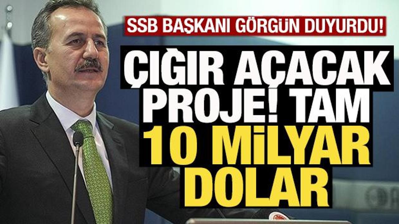 Savunma sanayide &ccedil;ığır a&ccedil;acak projeler geliyor! 10 milyar doları bulacak