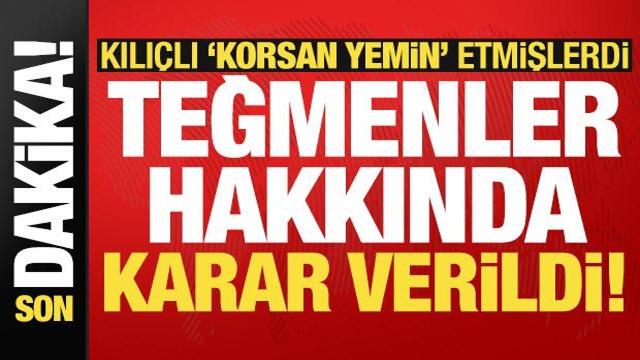 Son dakika haberi: Korsan yemin eden teğmenler TSK'dan ihraç edildi!