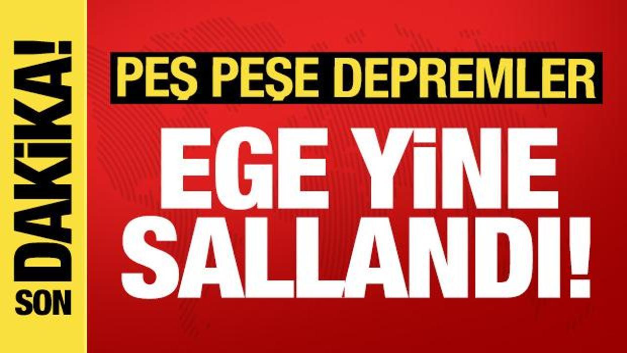 Son dakika: Peş peşe korkutan sarsıntılar! Muğla ve Adana'da deprem...
