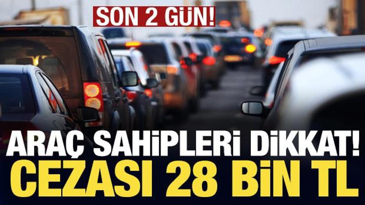Ulusal Taşıt Tanıma Sistemi'ne kayıt süresi sona eriyor