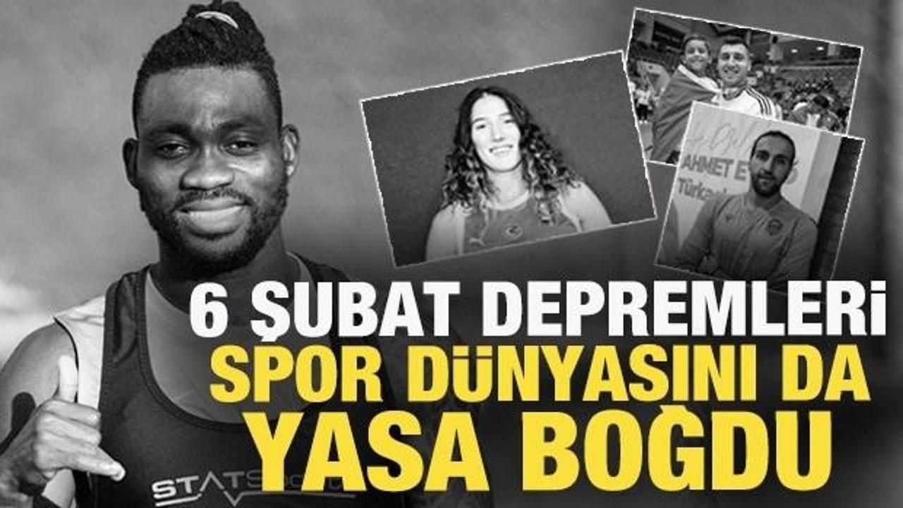 6 Şubat depremleri spor dünyasını da sarstı!