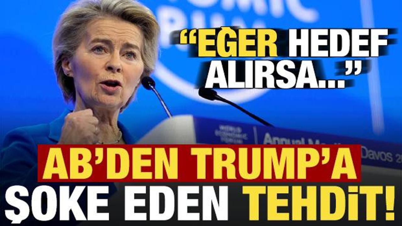 AB'den Trump'ı şoke edecek tehdit: Sert şekilde yanıt vereceğiz!