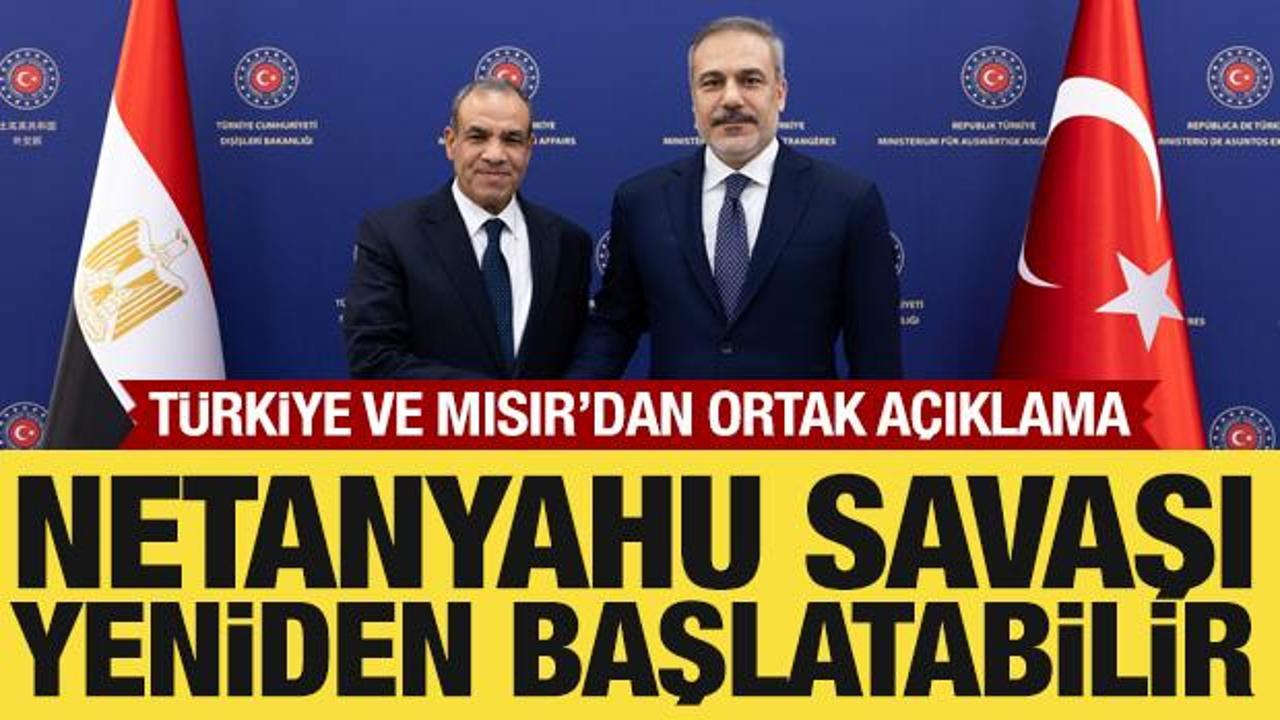 Bakan Fidan: Netanyahu savaşı yeniden başlatabilir