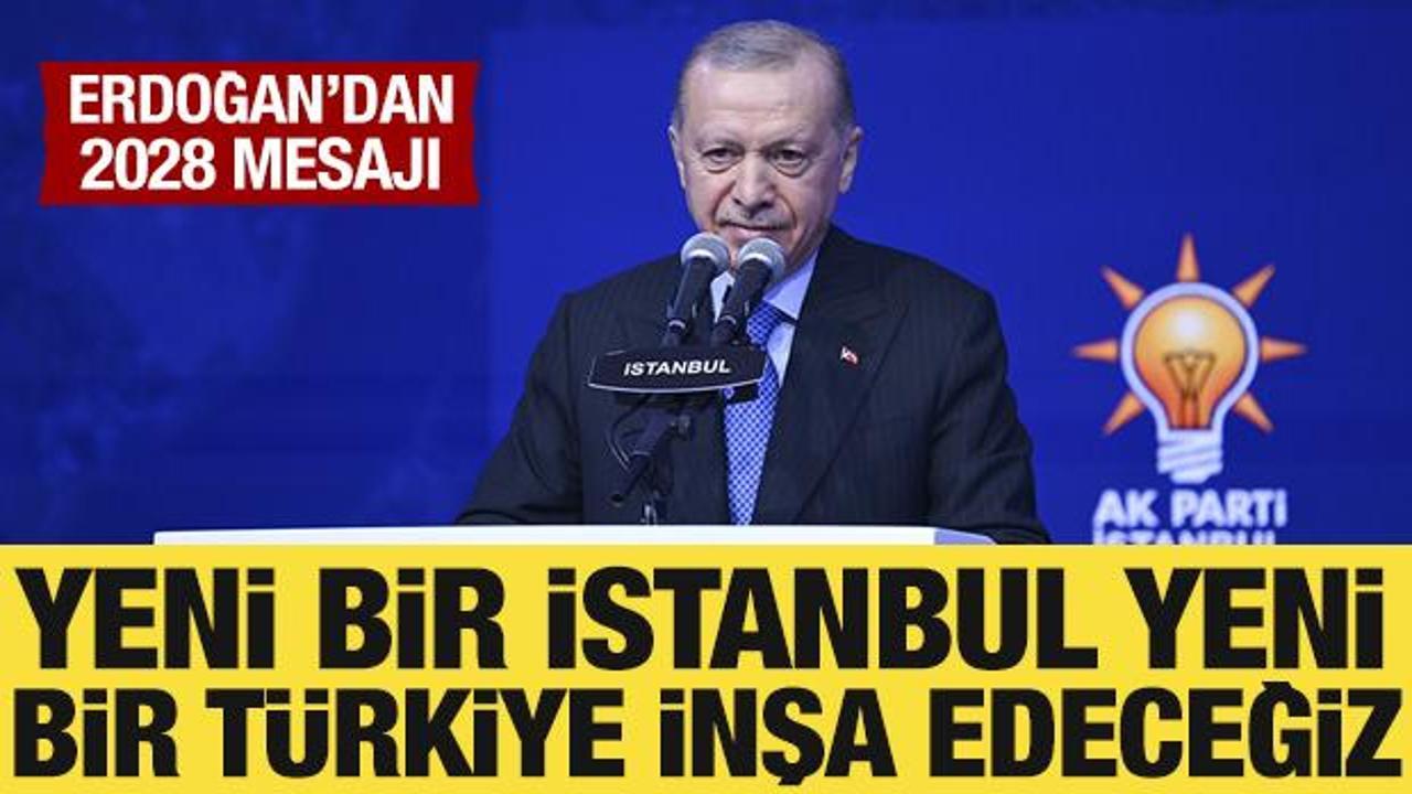 Cumhurbaşkanı Erdoğan: Yeni bir İstanbul, yeni bir T&uuml;rkiye inşa edeceğiz