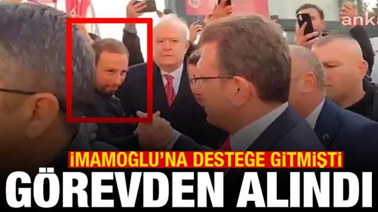 Davutoğlu, İmamoğlu'na desteğe giden ismi görevden aldı