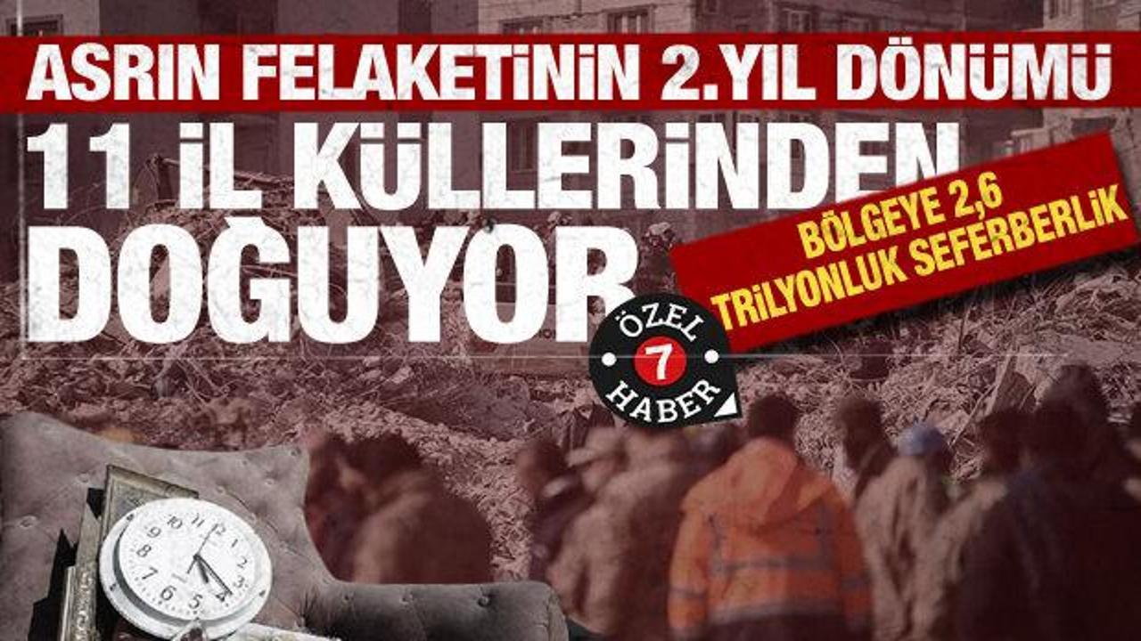 Deprem sonrası 11 il küllerinden doğuyor! Bölgeye 2,6 trilyonluk destek verildi