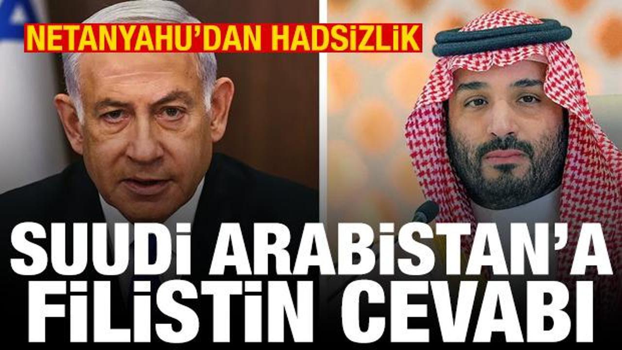 Netanyahu'dan Suudi Arabistan'a cevap: Filistin'i kendi topraklarınızda kurun