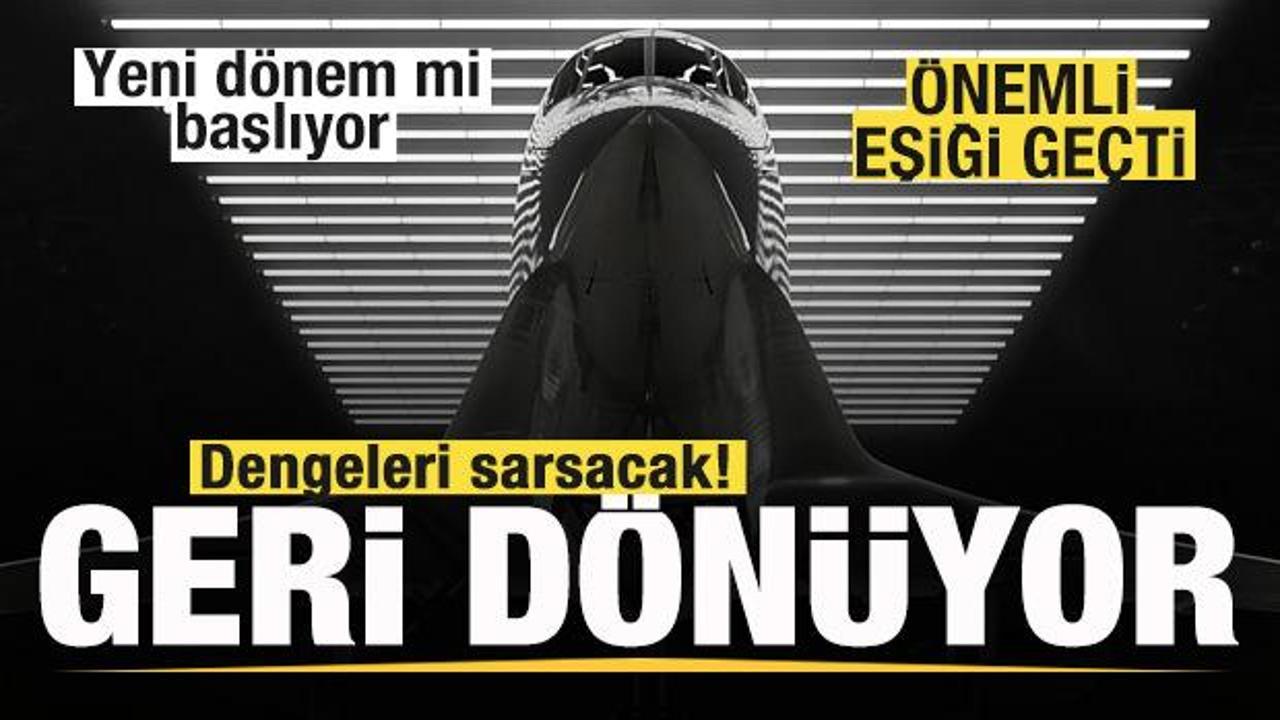 Sesten hızlı u&ccedil;aklar geri d&ouml;n&uuml;yor: Havacılıkta yeni d&ouml;nem! Kritik eşiği aştı