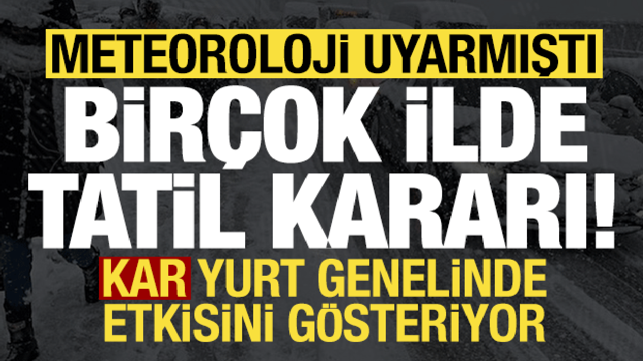 Son dakika: İstanbul'da kar başladı, bazı uçuşlar iptal edildi! Birçok ilde tatil kararı..