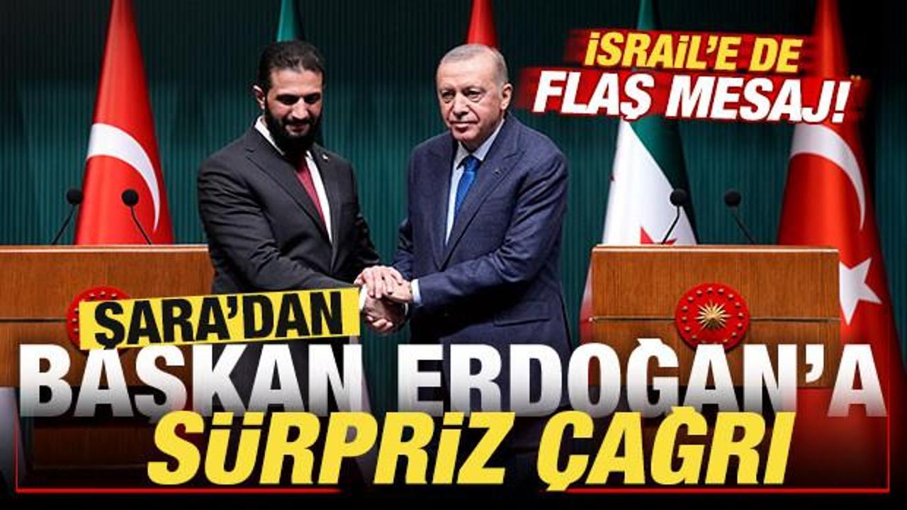 Suriye Cumhurbaşkanı Ahmed Şara'dan, Erdoğan'a s&uuml;rpriz davet! İsrail'e de flaş mesaj
