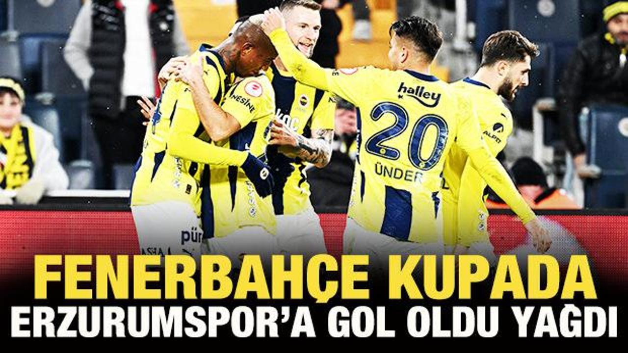 Talisca 'merhaba' dedi! Fenerbahçe, Erzurumspor'a gol oldu yağdı
