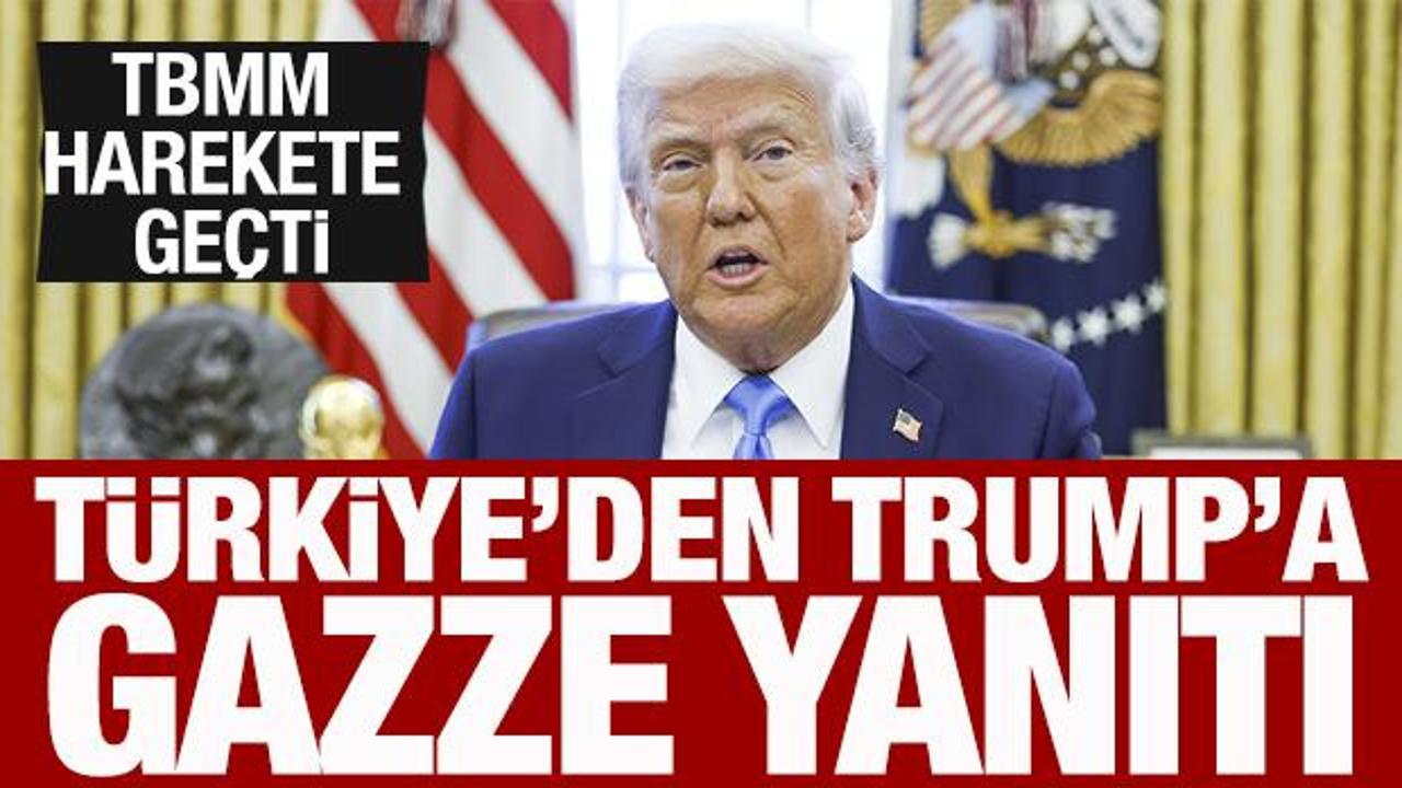 TBMM harekete geçti! Türkiye'den Trump'a Gazze yanıtı