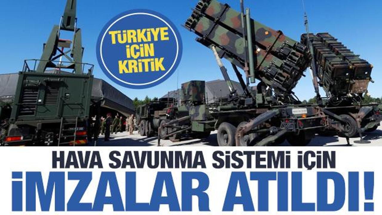 Hava savunma sistemi i&ccedil;in imzalar atıldı! T&uuml;rkiye i&ccedil;in &ccedil;ok kritik