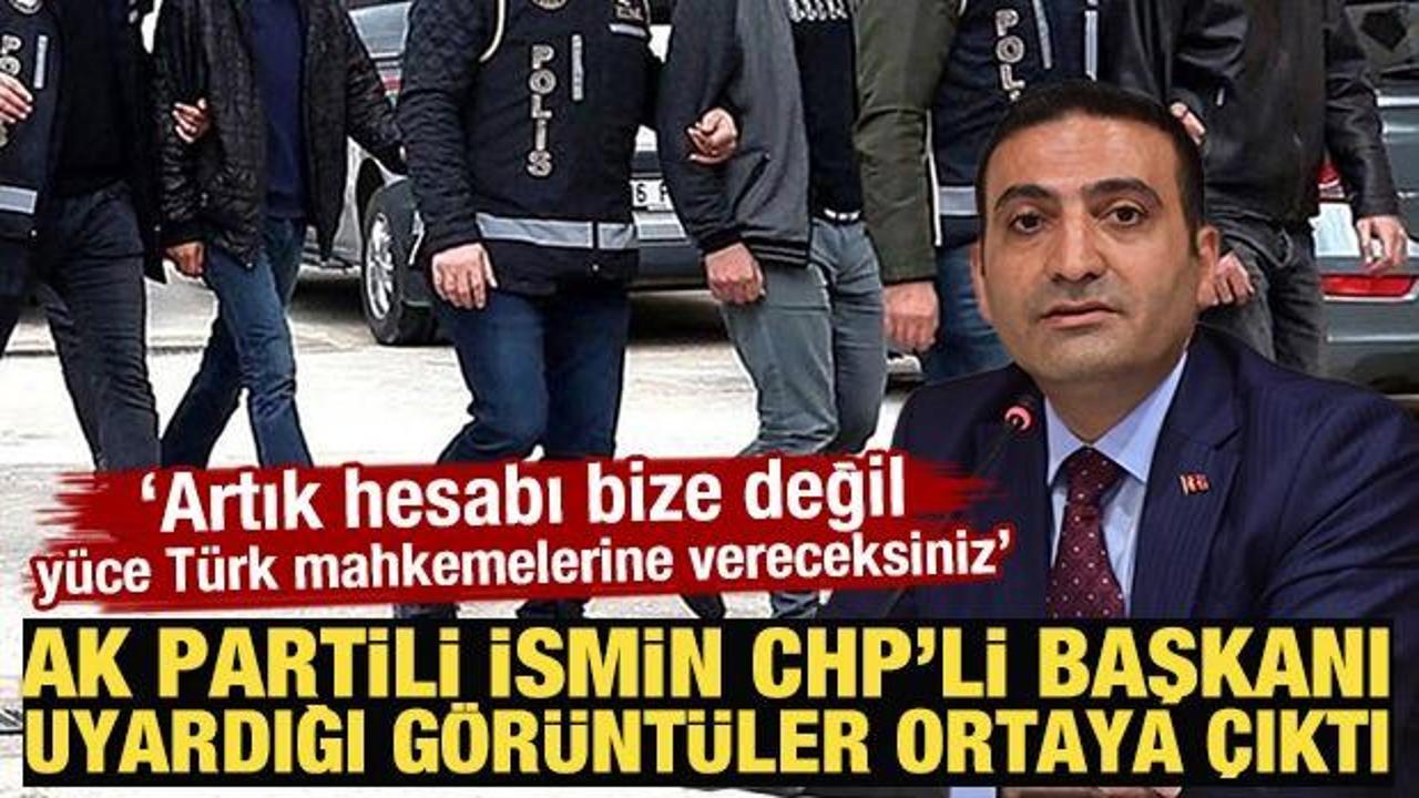 AK Partili ismin CHP'li başkanı uyardığı görüntüler ortaya çıktı! 