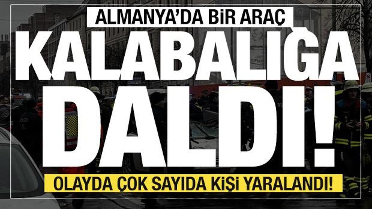 Almanya'da ara&ccedil; kalabalığa daldı! Yaralılar var!