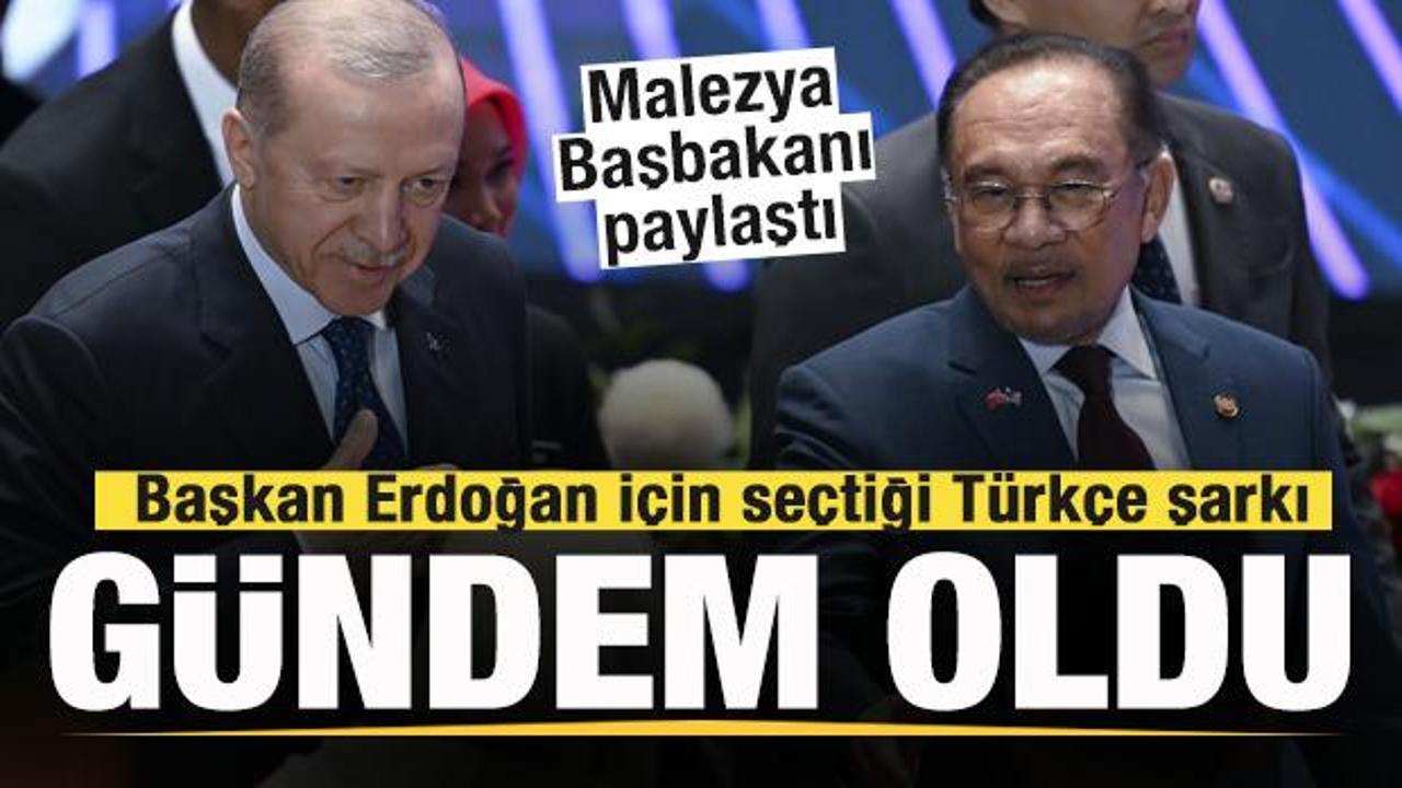 Enver İbrahim'in Başkan Erdoğan i&ccedil;in se&ccedil;tiği T&uuml;rk&ccedil;e şarkı g&uuml;ndem oldu! İrem Derici...