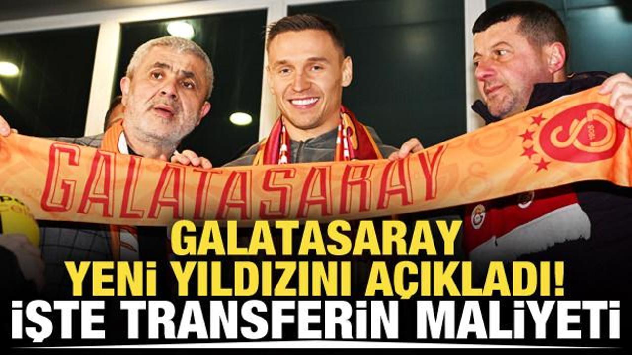 Galatasaray yeni transferi Frankowski'yi resmen duyurdu