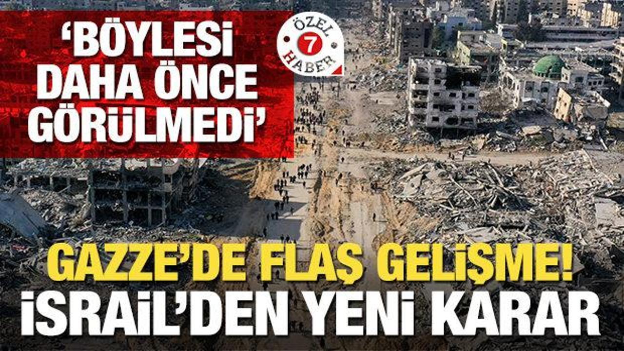 Gazze'de ateşkes gelişmesi! İsrail'den geri adım... 'Böylesi daha önce görülmedi'