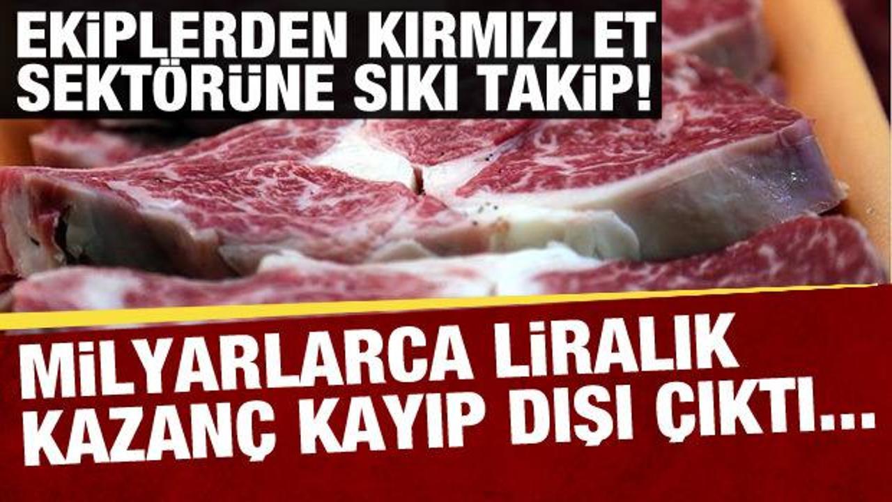 Maliye, kırmızı et sekt&ouml;r&uuml;n&uuml;n devlerini kayıt dışılık takibine aldı