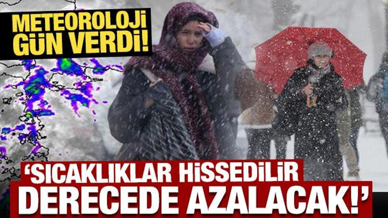 Meteoroloji g&uuml;n verdi! Sıcaklıklar hissedilir derecede azalacak!
