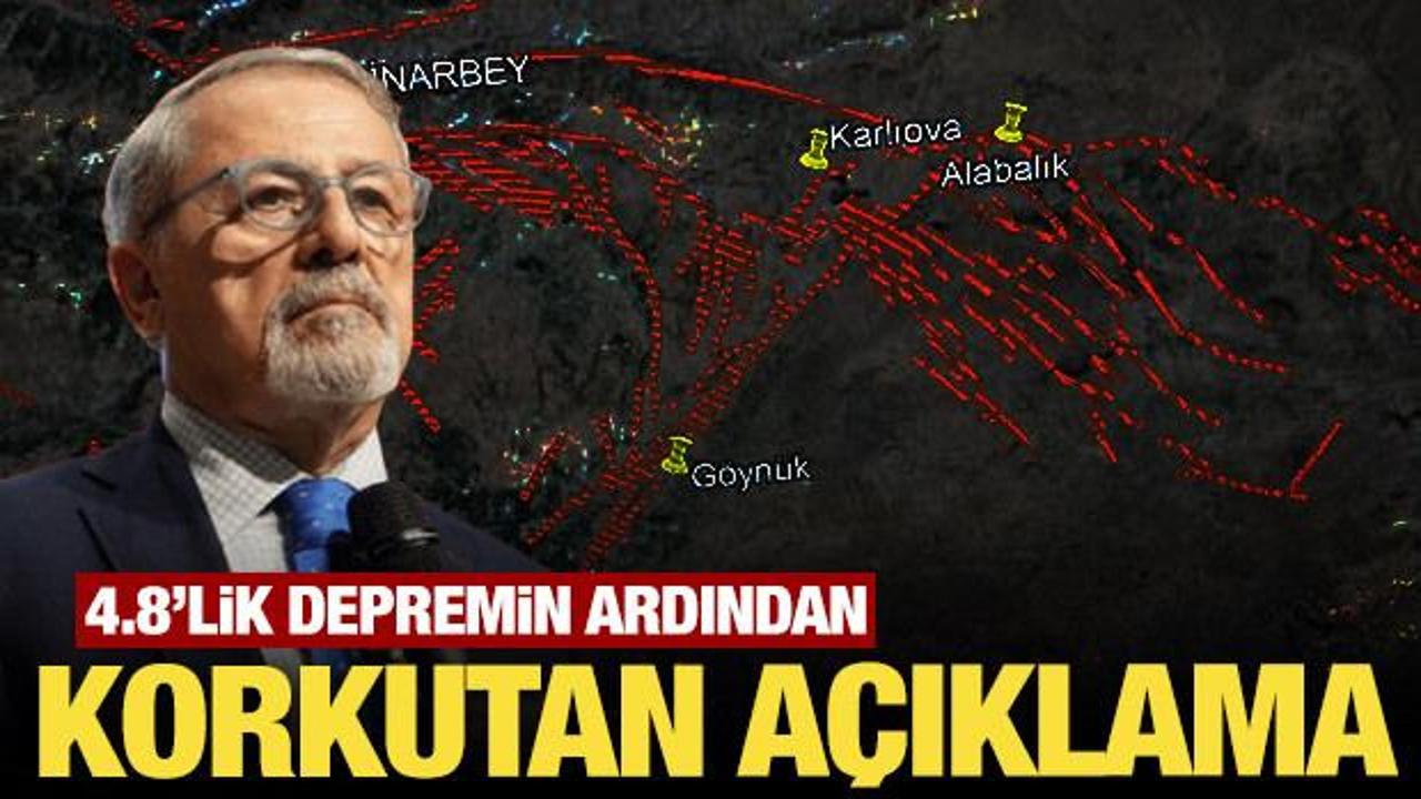 Naci Görür'den 4.8'lik depremin ardından korkutan açıklama! 
