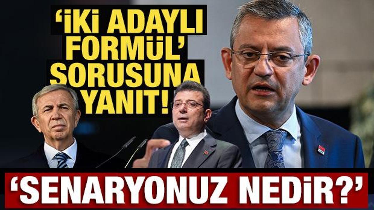 Özgür Özel’den ‘iki adaylı formül’ sorusuna yanıt!