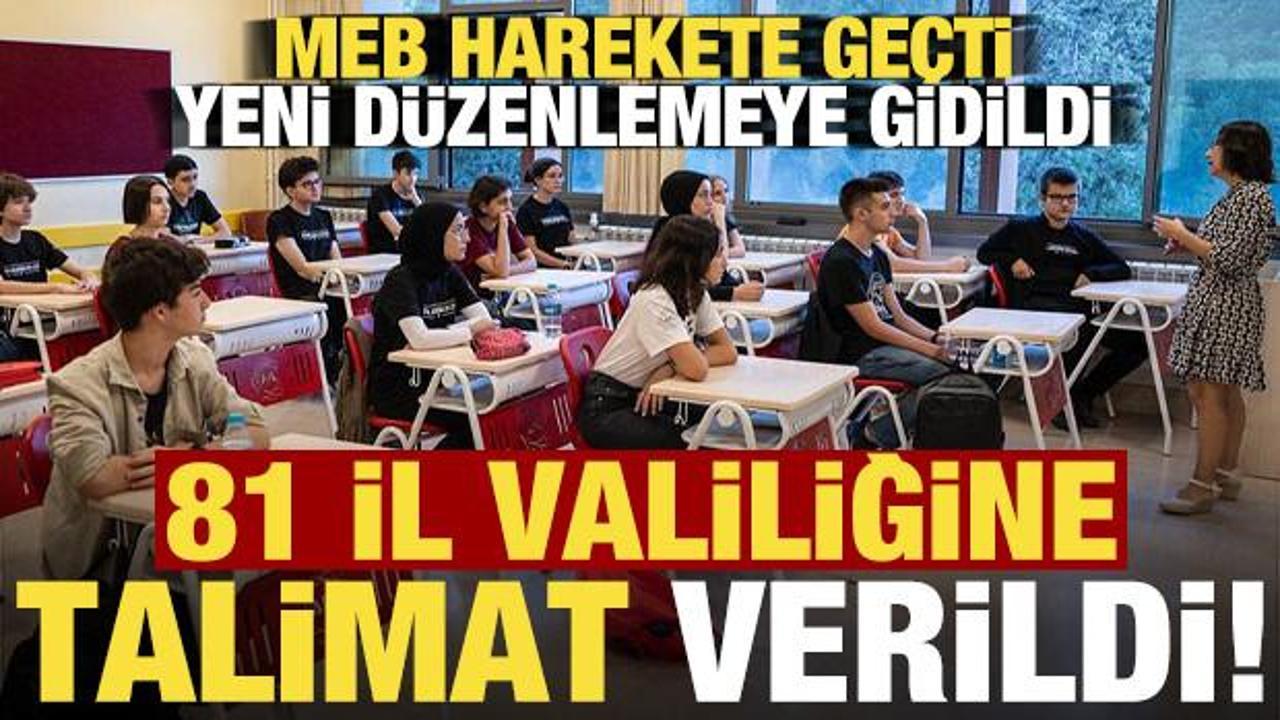 Son dakika: 81 il valiliğine özel okul talimatı! MEB harekete geçti...