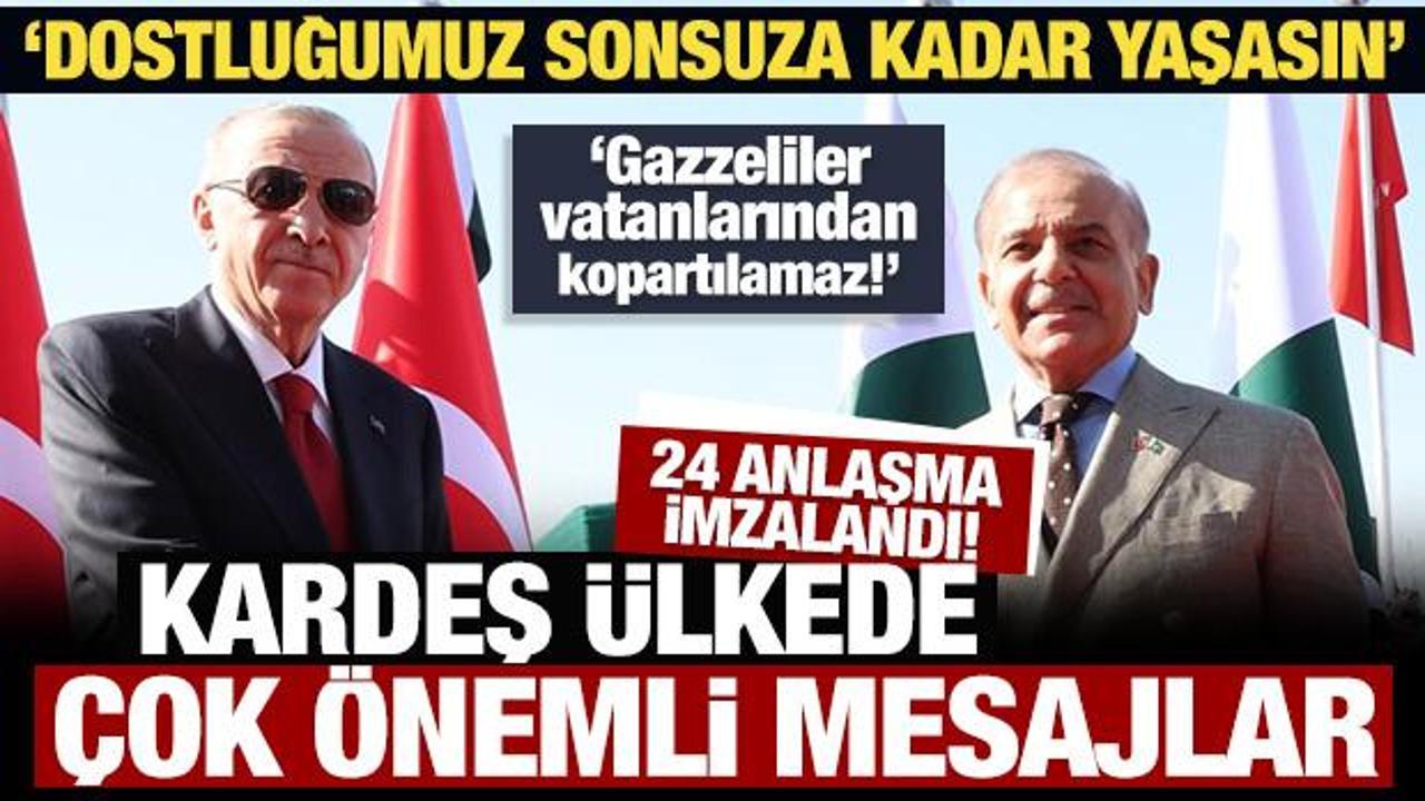 Son Dakika: Pakistan'da kritik görüşme: Erdoğan'dan önemli açıklamalar!