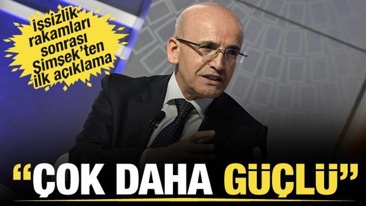 Son dakika... Türkiye'nin işsizlik oranı açıklandı! Bakan Şimşek'ten açıklama...