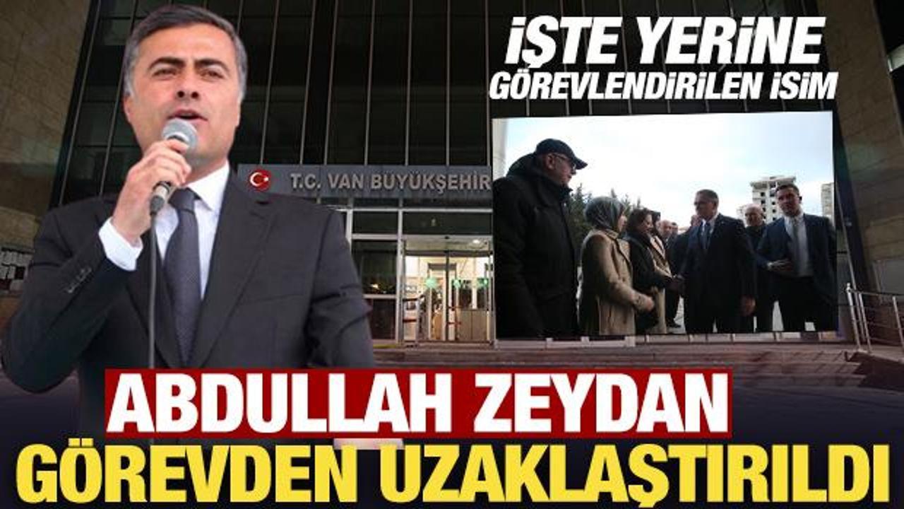 Son Dakika: Van Büyükşehir Belediye Başkanı Zeydan görevden uzaklaştırıldı