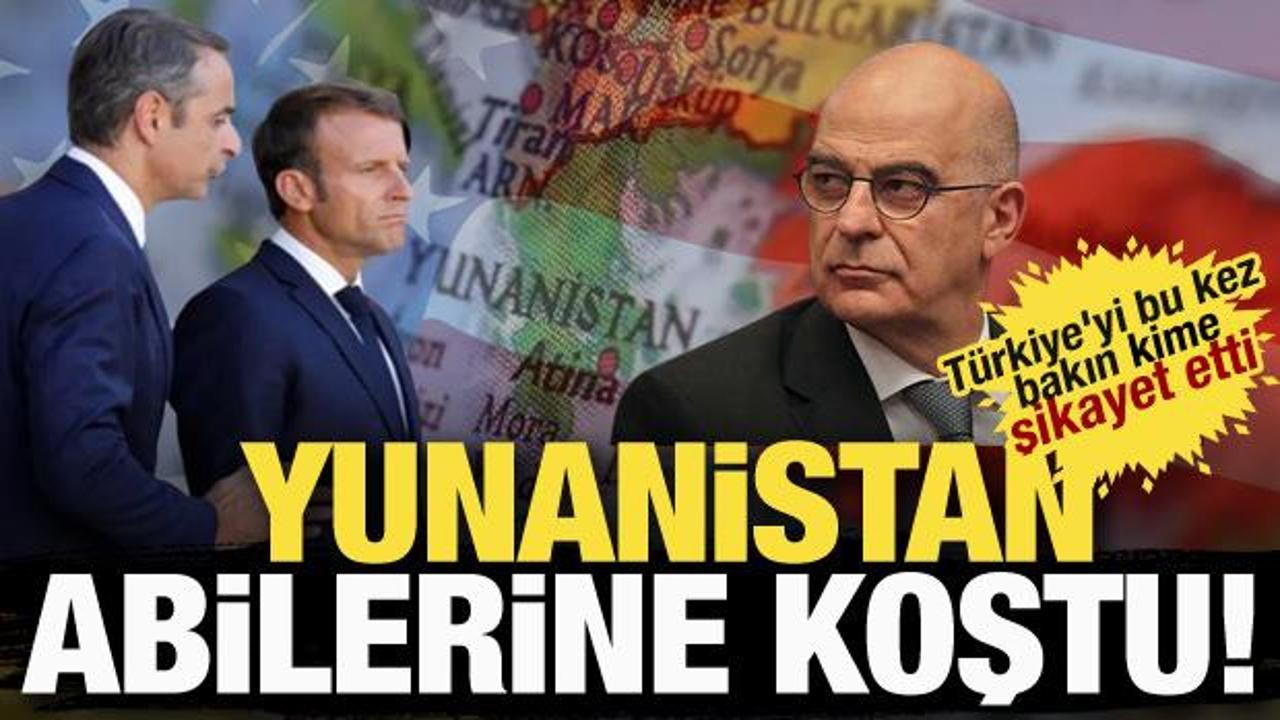 Yunanistan abilerine koştu! Türkiye'yi bu kez de ABD'ye şikayet etti!