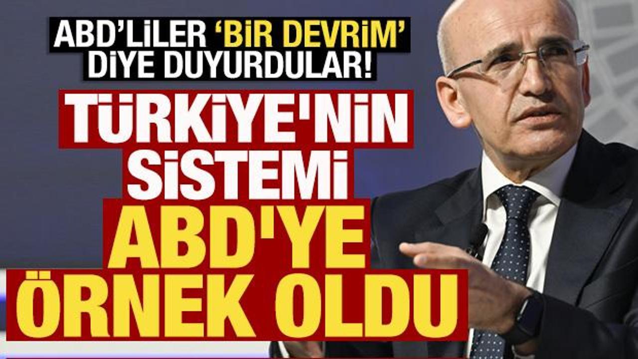 ABD'liler 'Bir devrim' diyerek duyurdu! T&uuml;rkiye'nin sistemi ABD'ye &ouml;rnek oldu