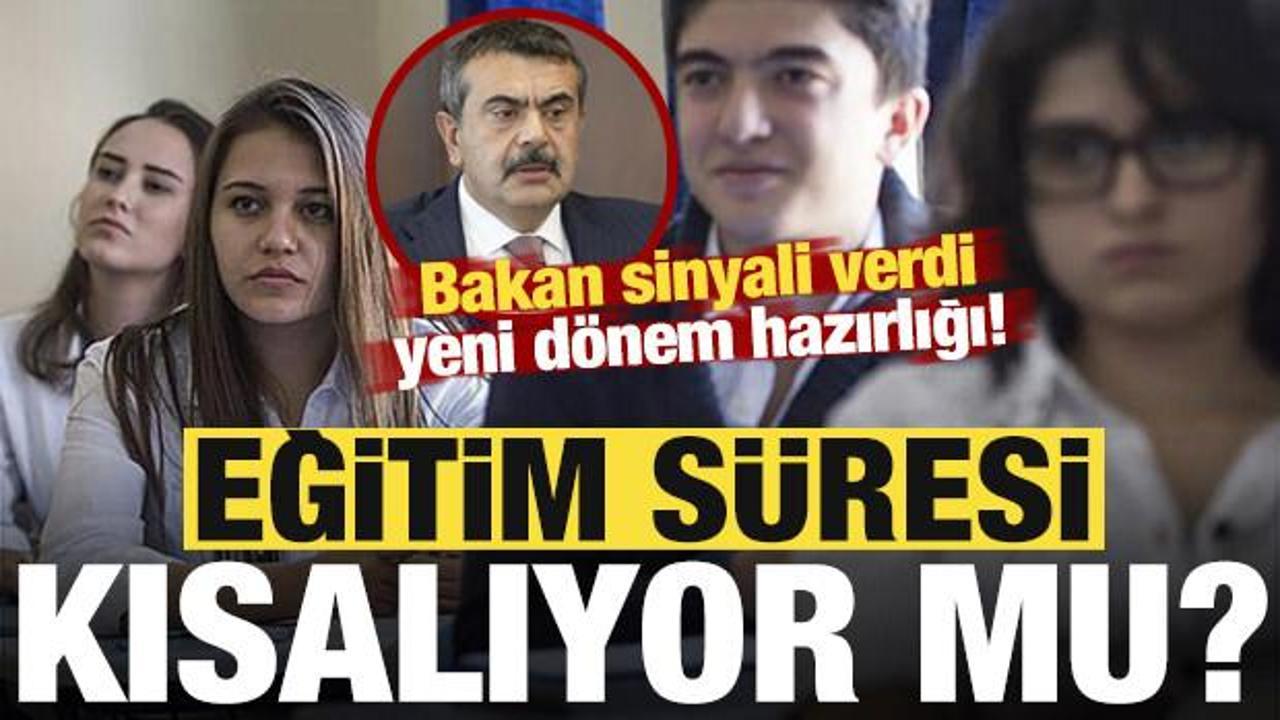 Bakan Tekin sinyali verdi, liselerde yeni dönem hazırlığı! Sistem değişiyor mu?