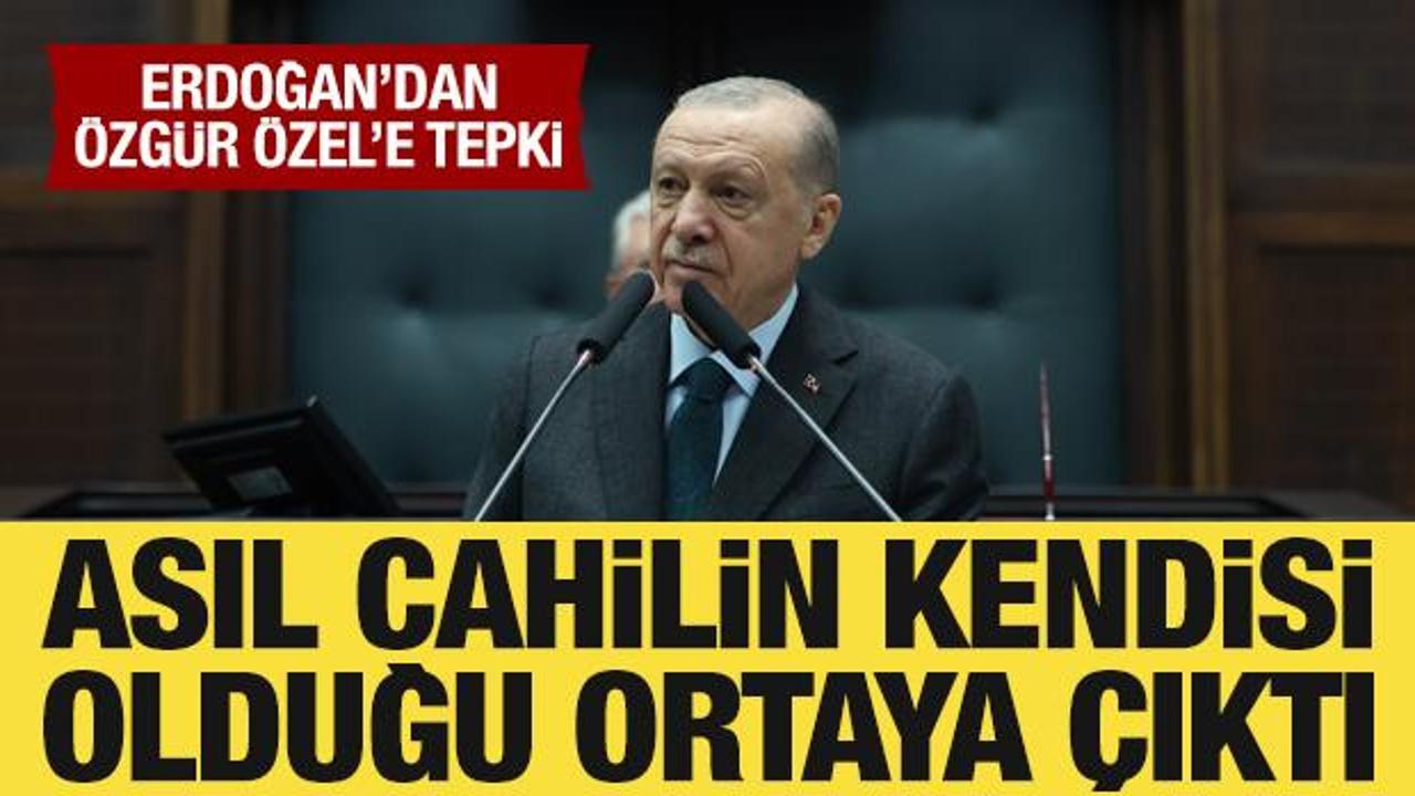 Cumhurbaşkanı Erdoğan'dan &Ouml;zg&uuml;r &Ouml;zel'e tepki