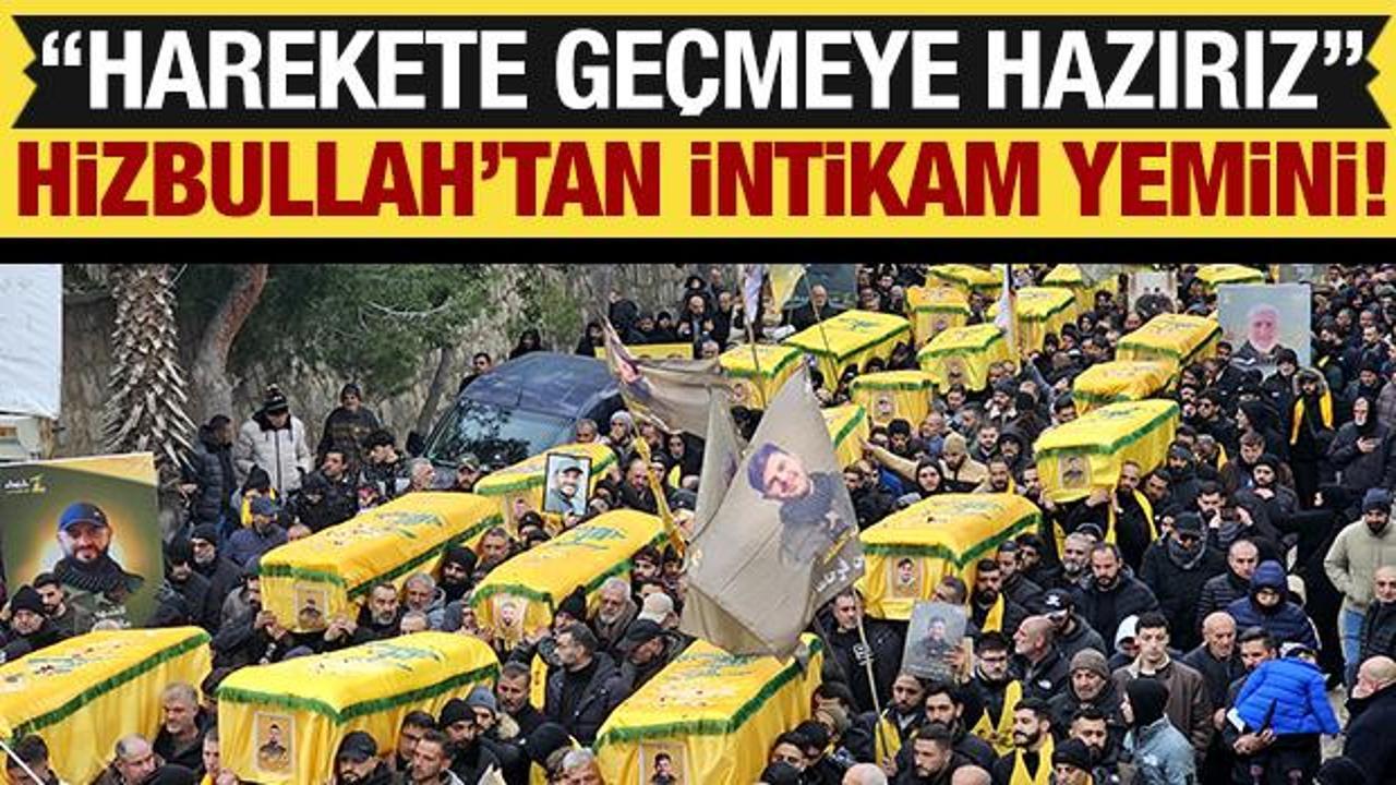 İntikam almak i&ccedil;in yemin ettiler! Hizbullah'tan d&uuml;nyaya net mesaj