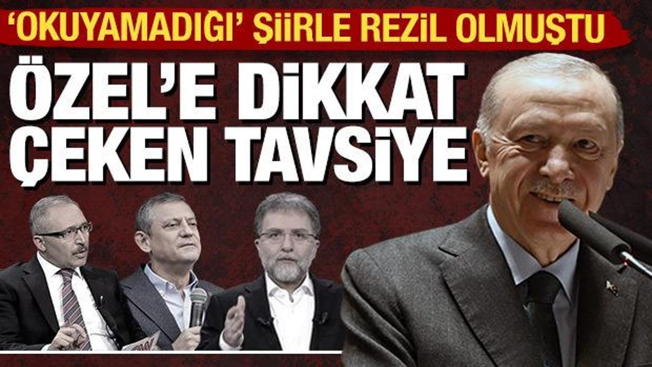 &Ouml;zg&uuml;r &Ouml;zel 'okuyamadığı' şiirle rezil olmuştu: Ahmet Hakan'dan dikkat &ccedil;eken tavsiye
