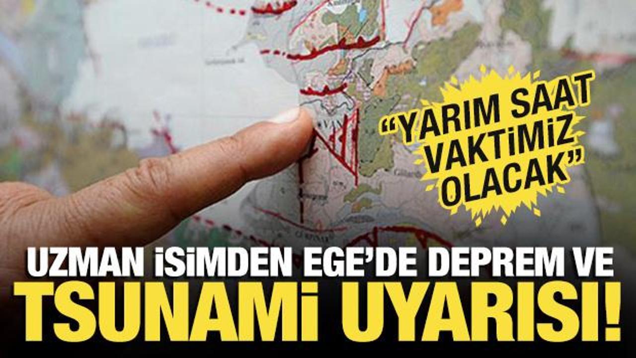 Prof. Dr. S&ouml;zbilir&rsquo;den tsunami uyarısı! 'Yarım saat vaktimiz olacak'