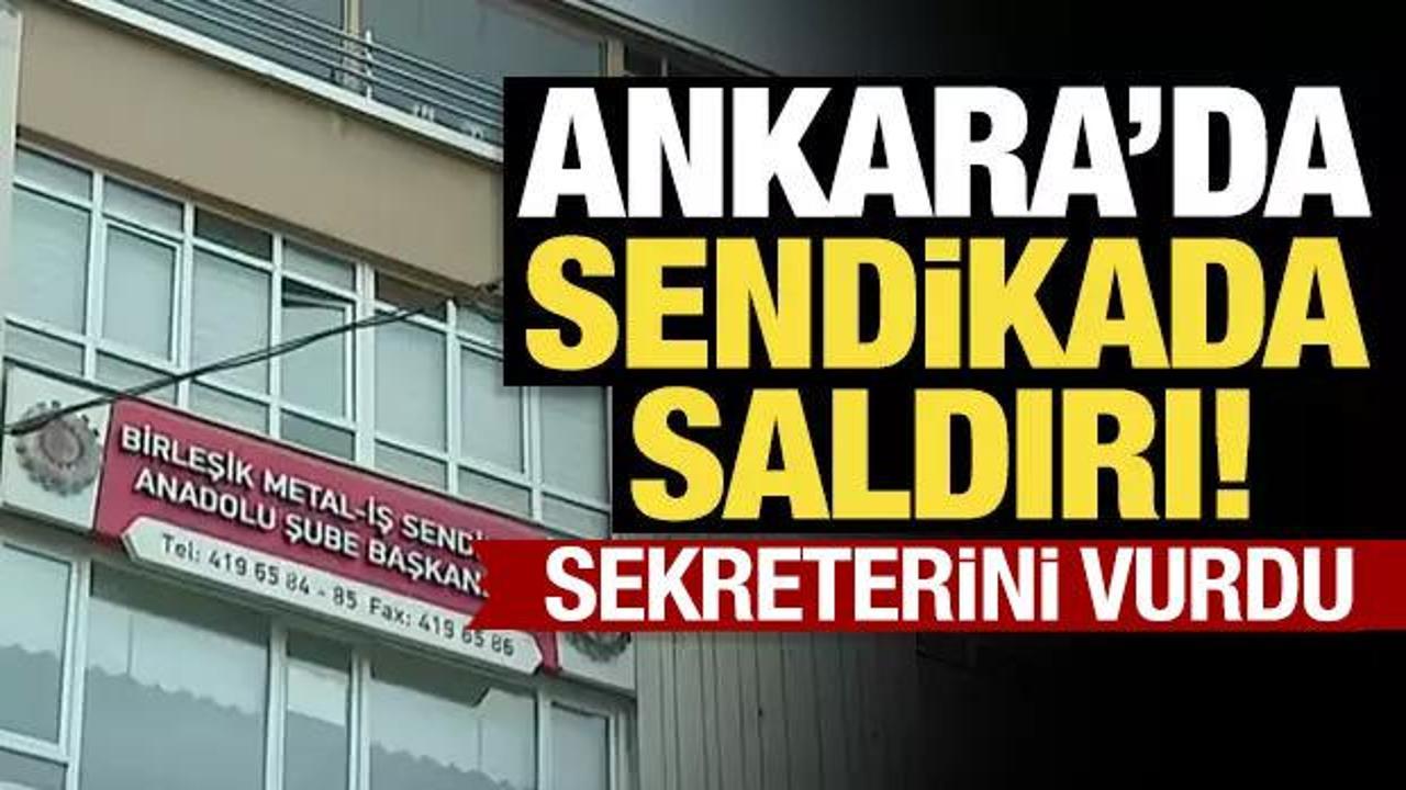  Ankara’da Metal-İş Sendikası'nda şube başkanı Deniz Ilgan, sekreterini öldürdü