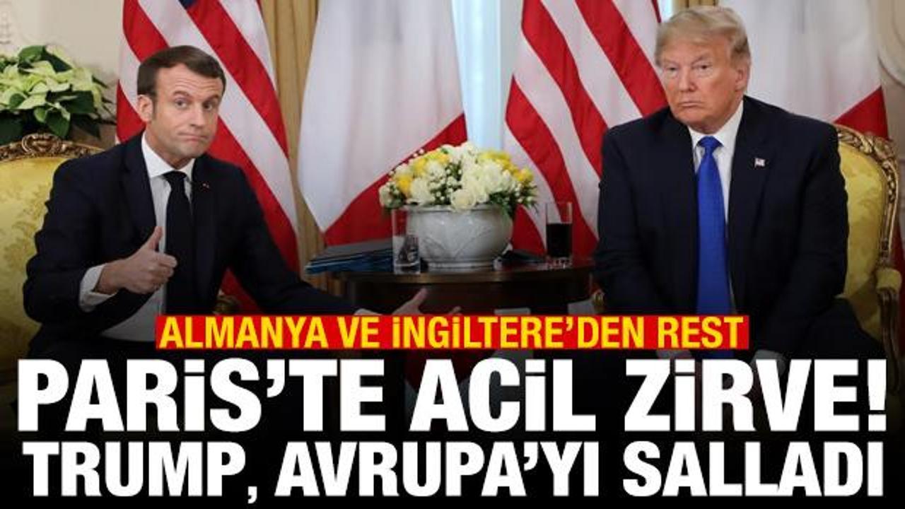 Trump'ın Ukrayna planı Avrupa'yı sarstı! Paris'te olağanüstü zirve