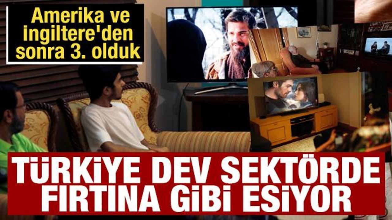 T&uuml;rkiye dizi sekt&ouml;r&uuml;nde fırtına gibi esiyor! En &ccedil;ok dizi ihra&ccedil; eden 3. &uuml;lke oldu