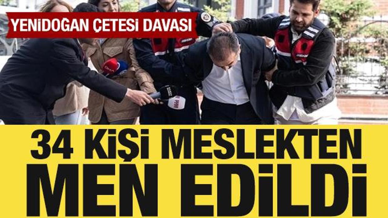 Yenidoğan çetesi davasında 34 kişi meslekten men edildi